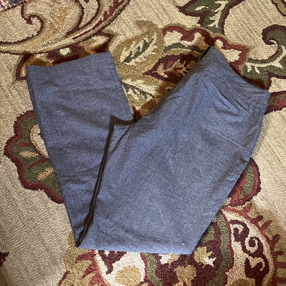 BANANA REPUBLIC Size 16L Tall 33"L Contoured Fit Stretch Wool Straight $118 NEW